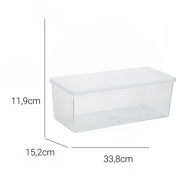 Kit Organizador de Geladeira Transparente UZ