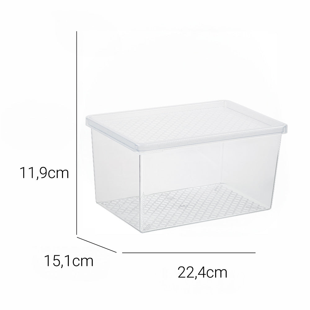 Kit Organizador de Geladeira Transparente UZ
