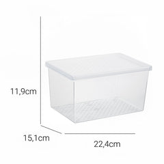 Kit Organizador de Geladeira Transparente UZ