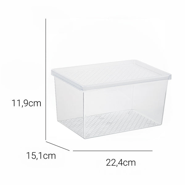Kit Organizador de Geladeira Transparente UZ