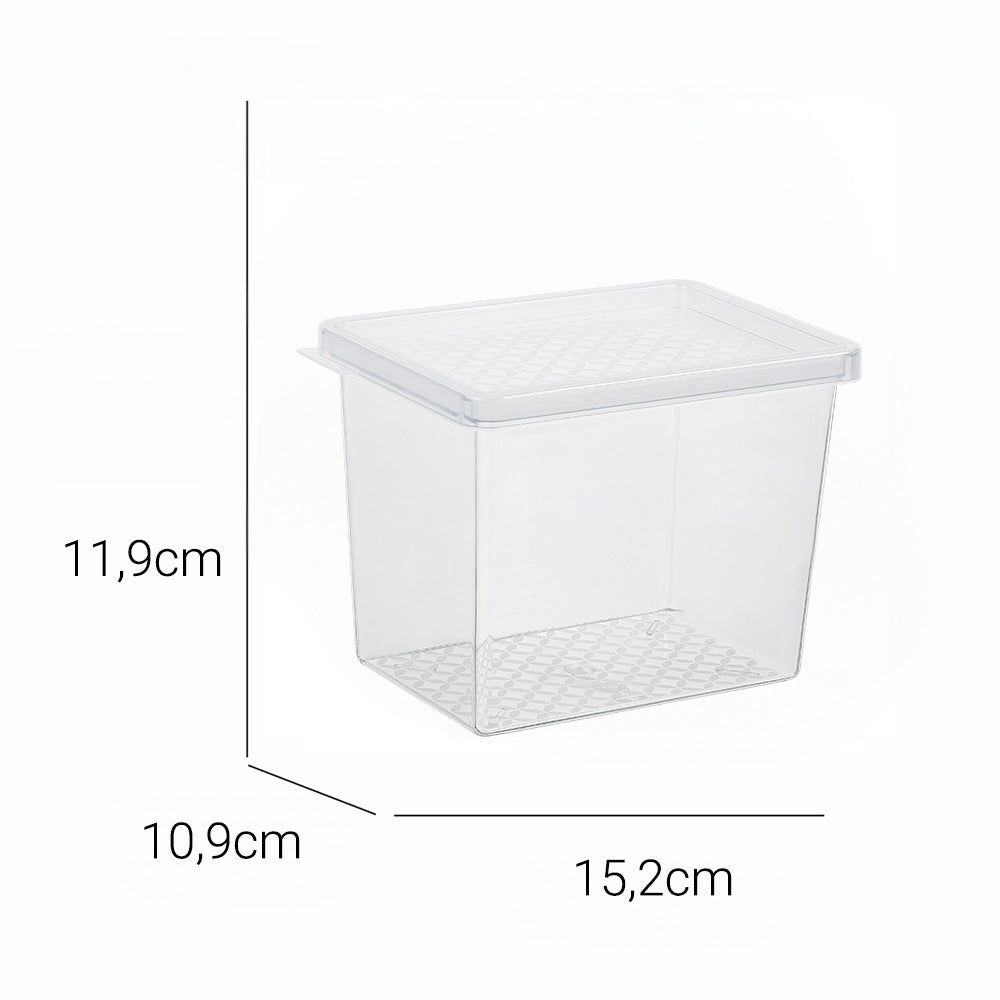 Kit Organizador de Geladeira Transparente UZ