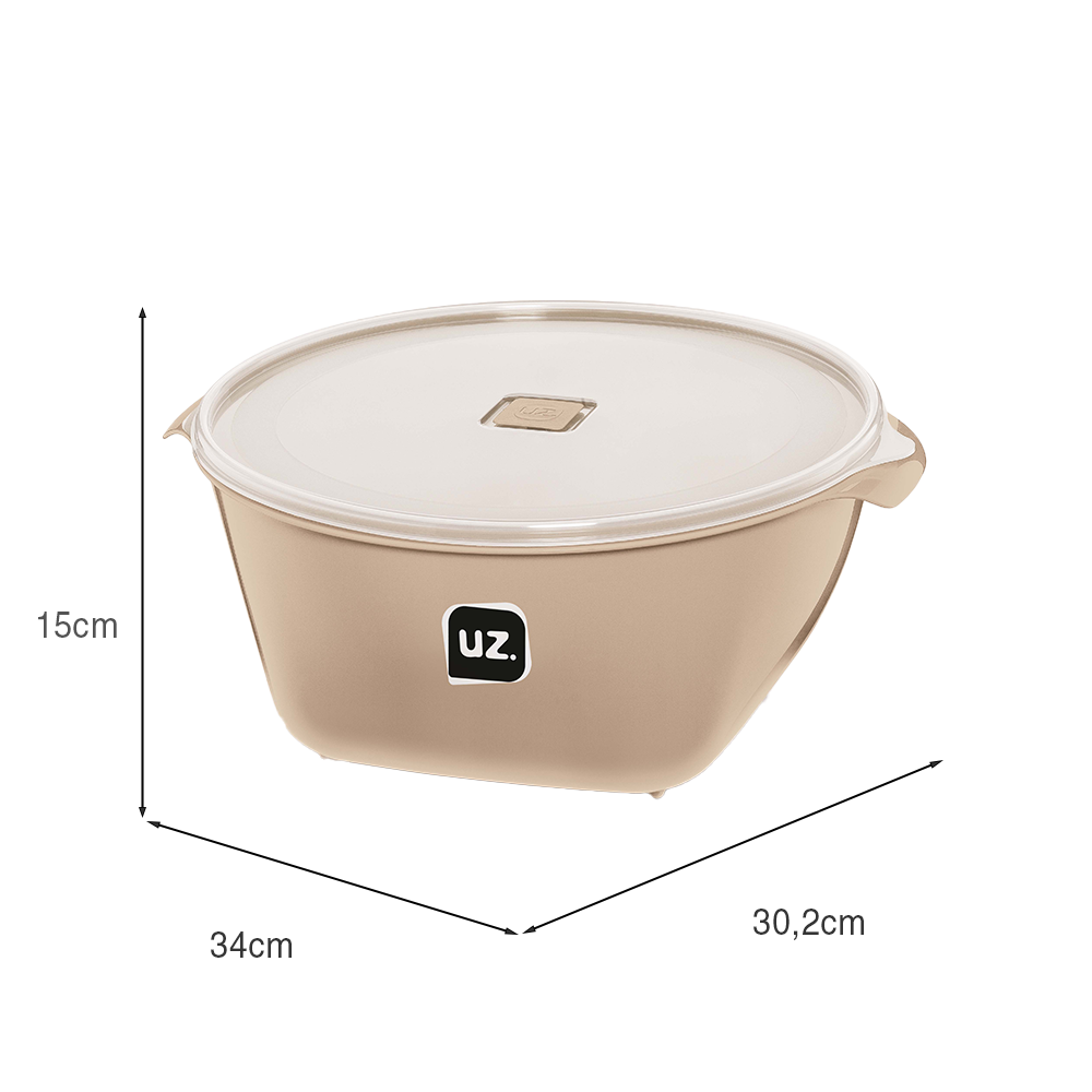Pote Multiuso Premium 6 Litros Capuccino UZ