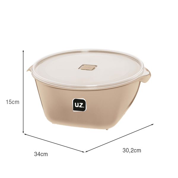 Pote Multiuso Premium 6 Litros Capuccino UZ