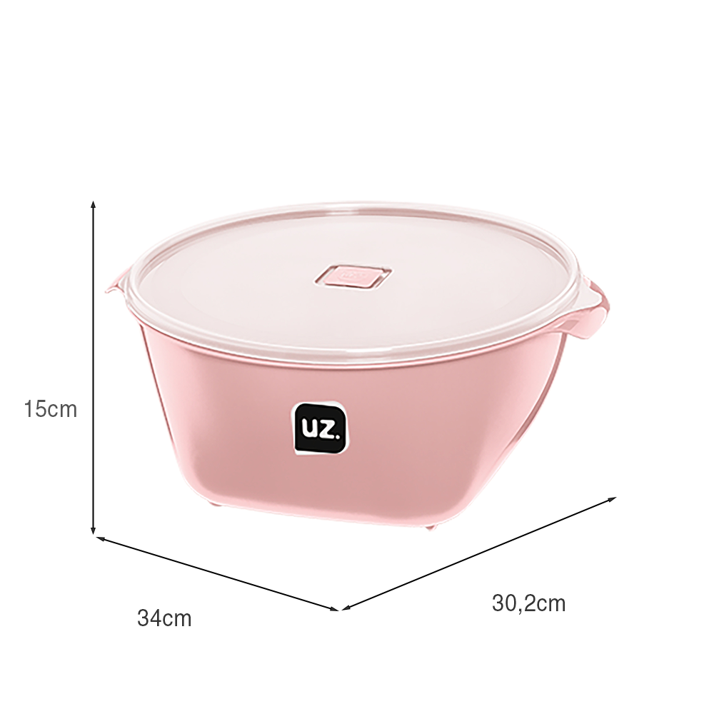 Pote Multiuso Premium 6 Litros Rosa UZ
