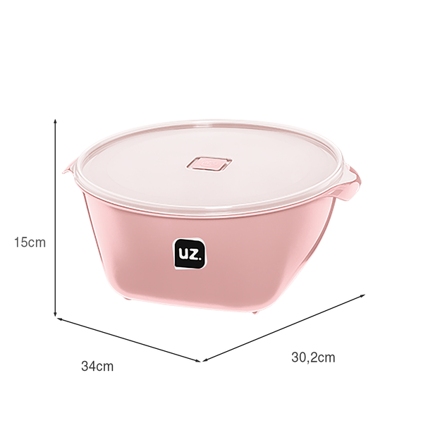 Pote Multiuso Premium 6 Litros Rosa UZ