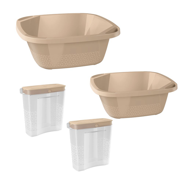 Kit Lavanderia Capuccino UZ