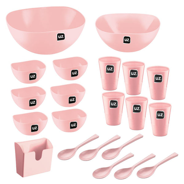 Kit Cozinha Multiuso Rosa UZ