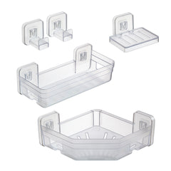 Kit Banheiro Fix Transparente UZ
