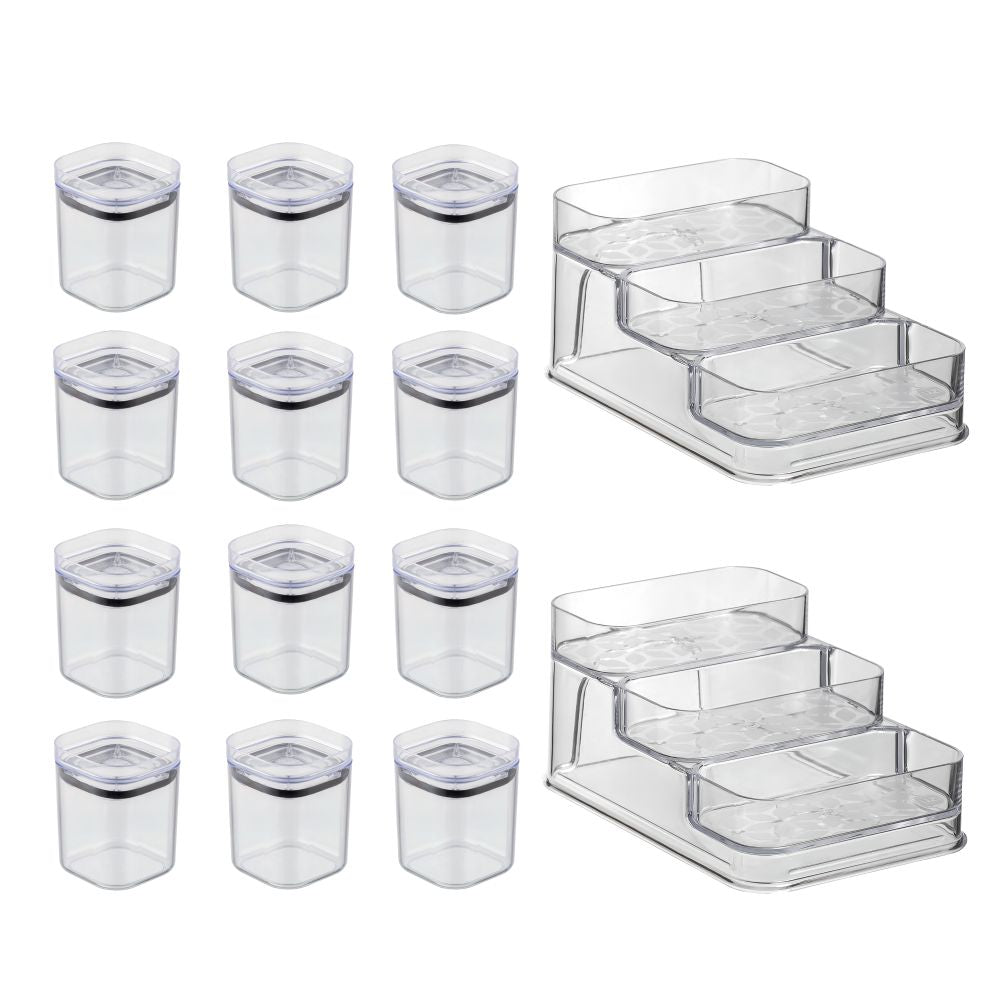 Kit Organizador Multinível P Transparente UZ