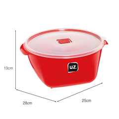 Pote Multiuso Premium 4 Litros Vermelho UZ
