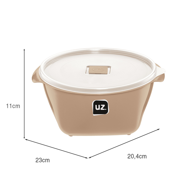 Pote Multiuso Premium 2 Litros Capuccino UZ