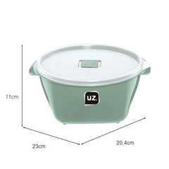 Pote Multiuso Premium 2 Litros Verde Menta UZ