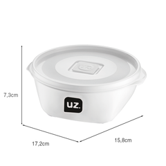Pote Multiuso Premium 800ml Branco UZ