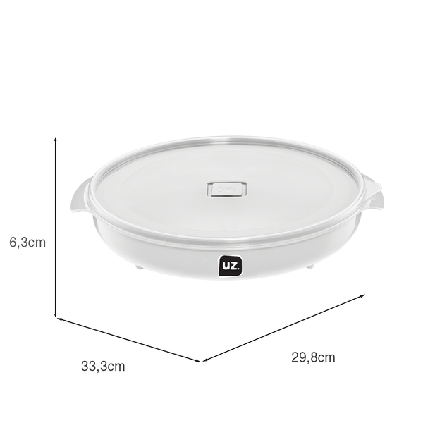 Pote Multiuso Premium 2,5 Litros Branco UZ