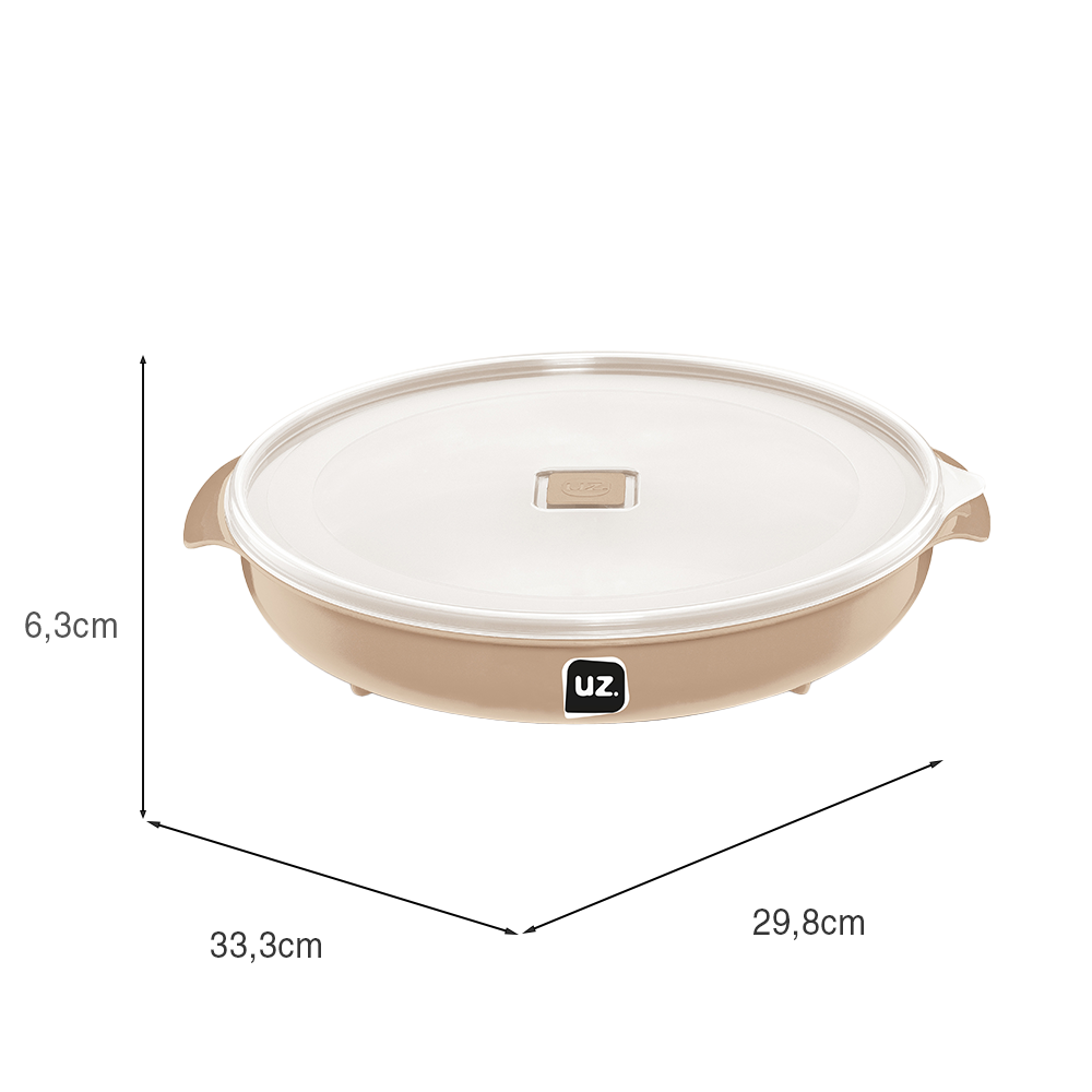 Pote Multiuso Premium 2,5 Litros Capuccino UZ