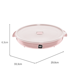 Pote Multiuso Premium 2,5 Litros Rosa UZ - medidas