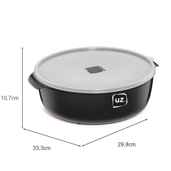 Pote Multiuso Premium 5 Litros Preto UZ