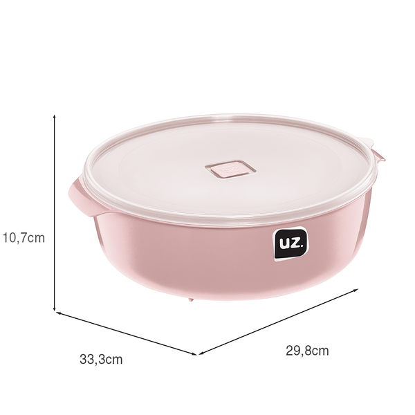 Pote Multiuso Premium 5 Litros Rosa UZ - medidas