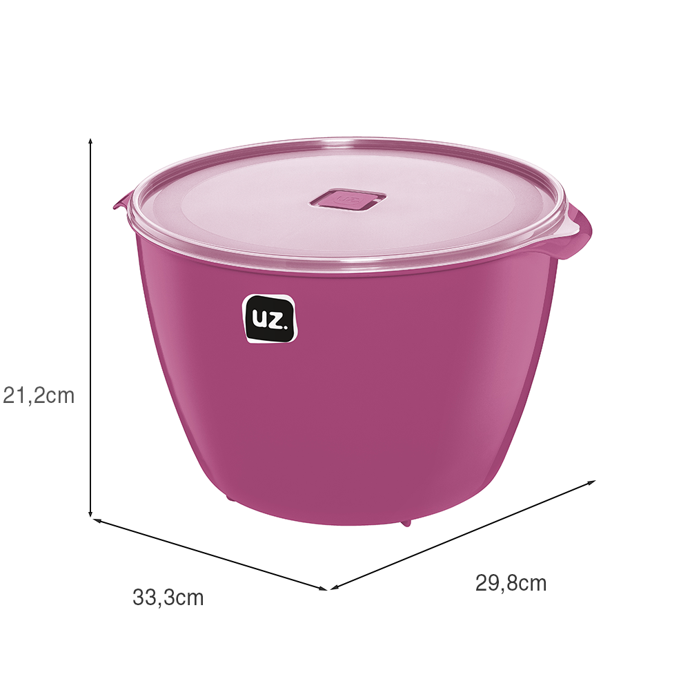 Pote Multiuso Premium 10 Litros Magenta UZ