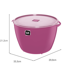 Pote Multiuso Premium 10 Litros Magenta UZ