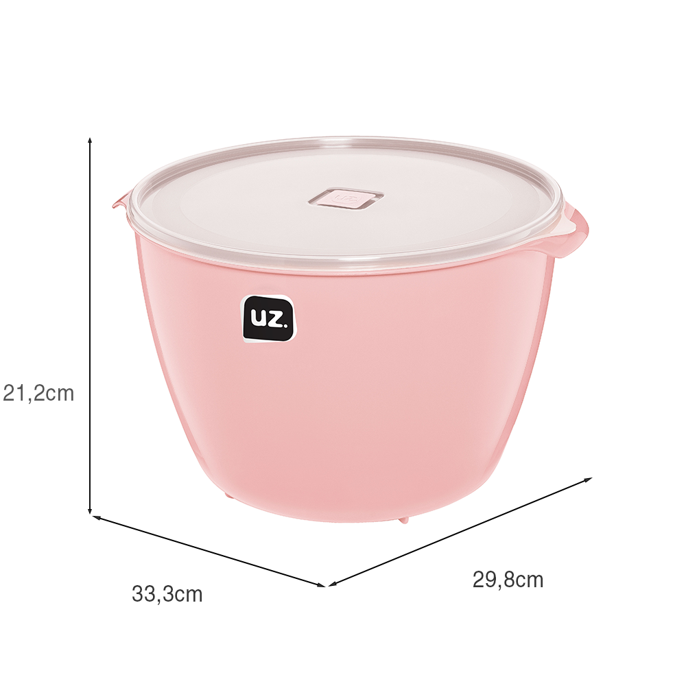 Pote Multiuso Premium 10 Litros Rosa UZ