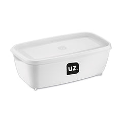 Pote Multiuso Retangular 1,5 Litros Branco UZ