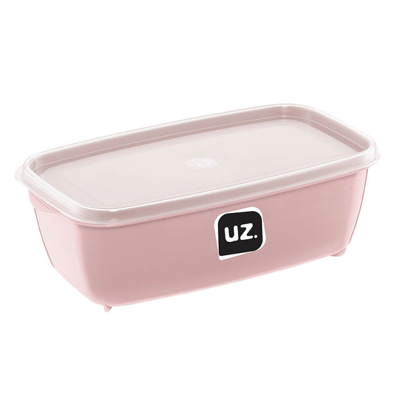 Pote Multiuso Retangular 1,5 Litros Rosa UZ