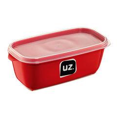 Pote Multiuso Retangular 1,5 Litros Vermelho UZ