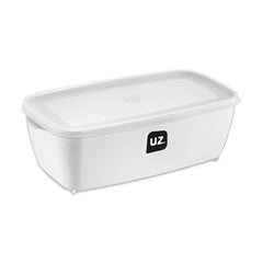 Pote Multiuso Retangular 3 Litros Branco UZ - ambientada