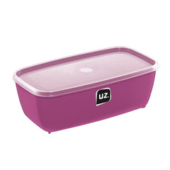 Pote Multiuso Retangular 3 Litros Magenta UZ