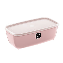 Pote Multiuso Retangular 3 Litros Rosa UZ