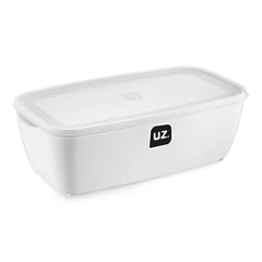 Pote Multiuso Retangular 5 Litros Branco UZ - ambientada