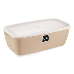 Pote Multiuso Retangular 5 Litros Capuccino UZ