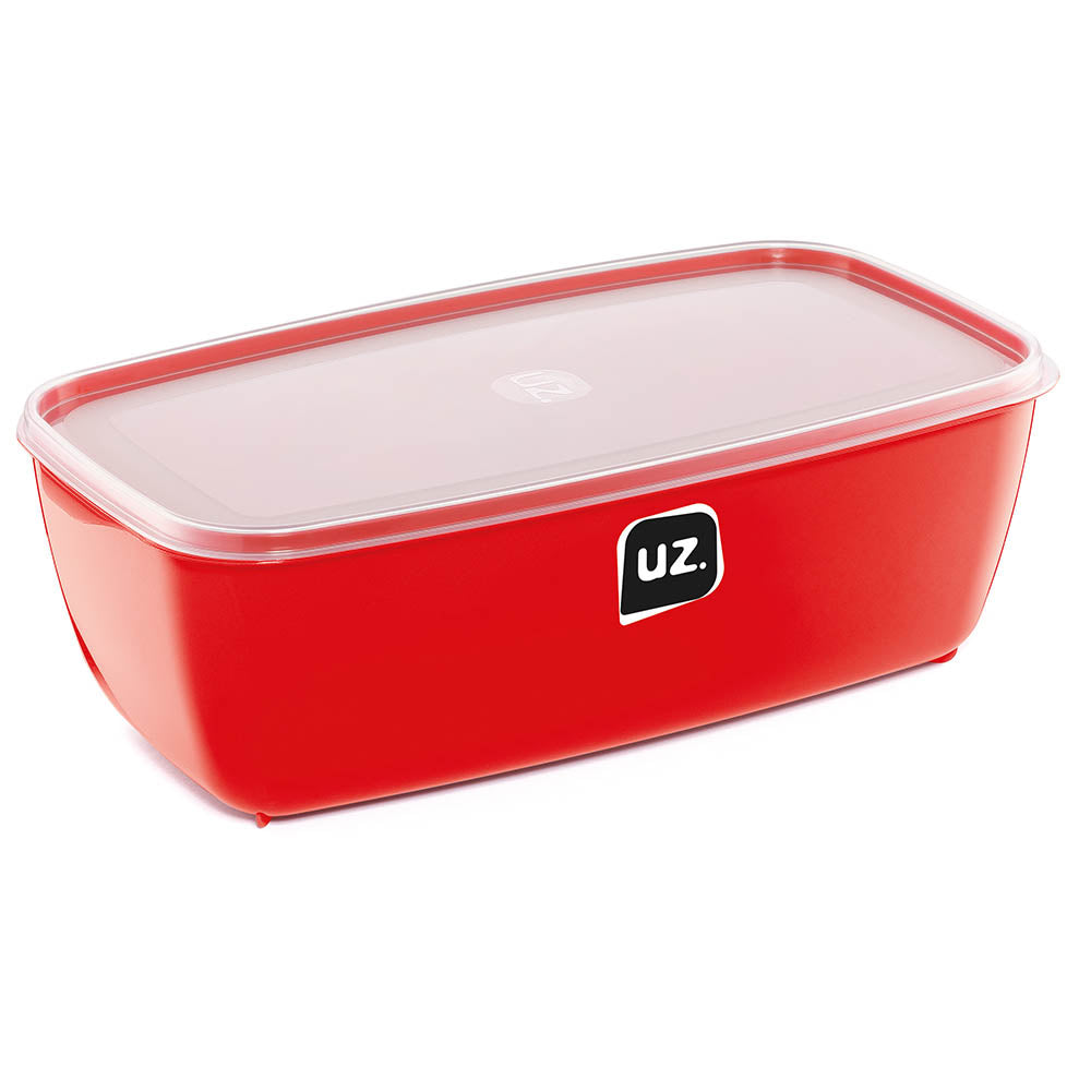 Pote Multiuso Retangular 5 Litros Vermelho UZ