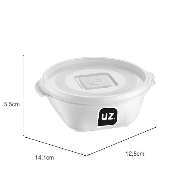 Pote Multiuso Premium 350ml Branco UZ