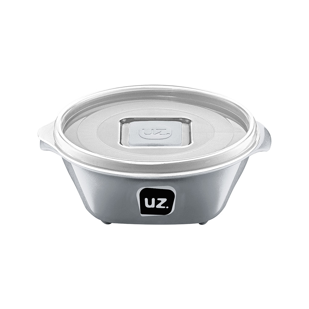 Pote Multiuso Premium 350ml Cinza UZ - fundo branco