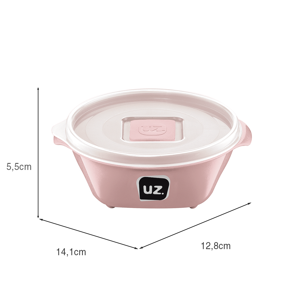 Pote Multiuso Premium 350ml Rosa UZ