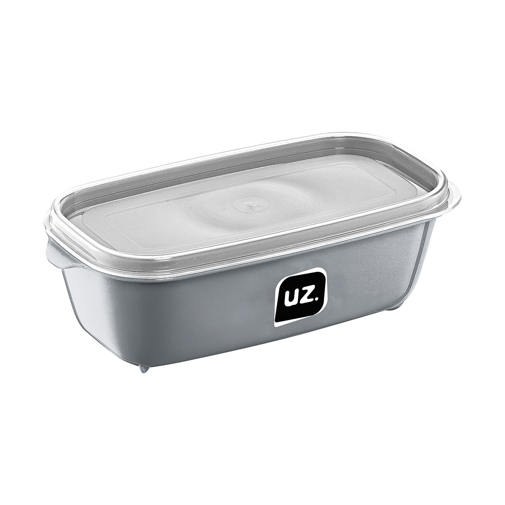 Pote Multiuso Premium 500ml Cinza UZ - fundo branco