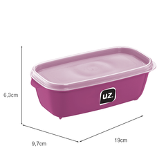 Pote Multiuso Premium 500ml Magenta UZ - medidas