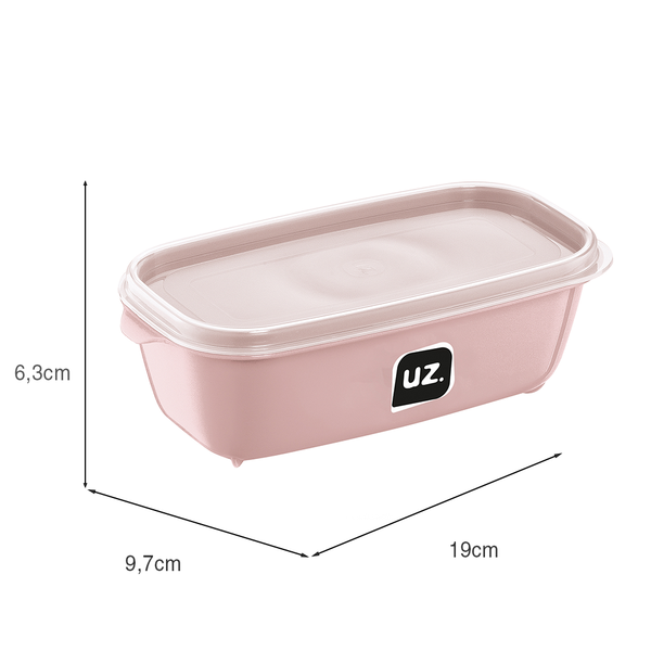 Pote Multiuso Premium 500ml Rosa UZ