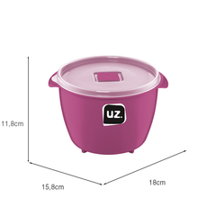 Pote Multiuso Premium 1,5 Litros Magenta UZ