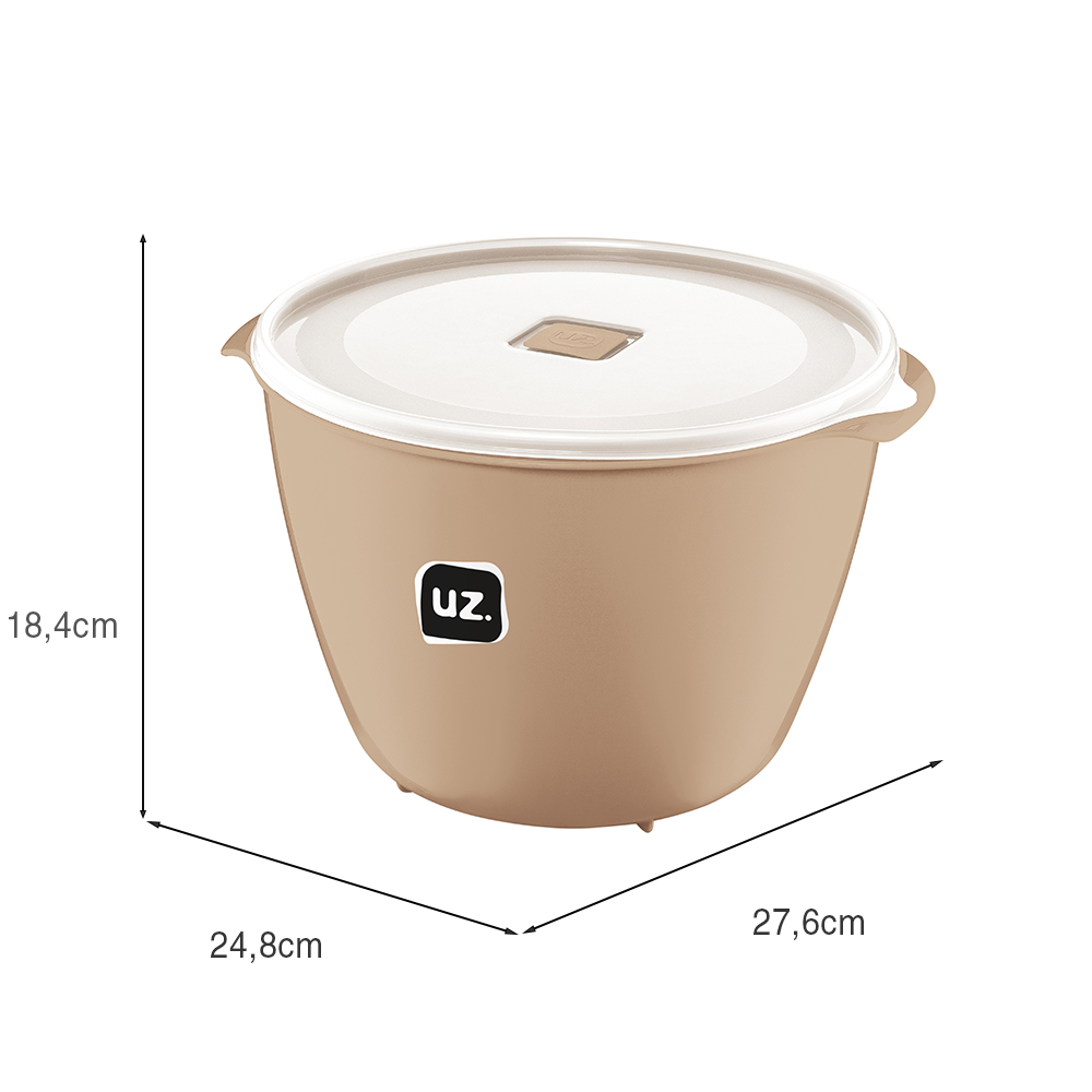 Pote Multiuso Premium 5,5 Litros Capuccino UZ