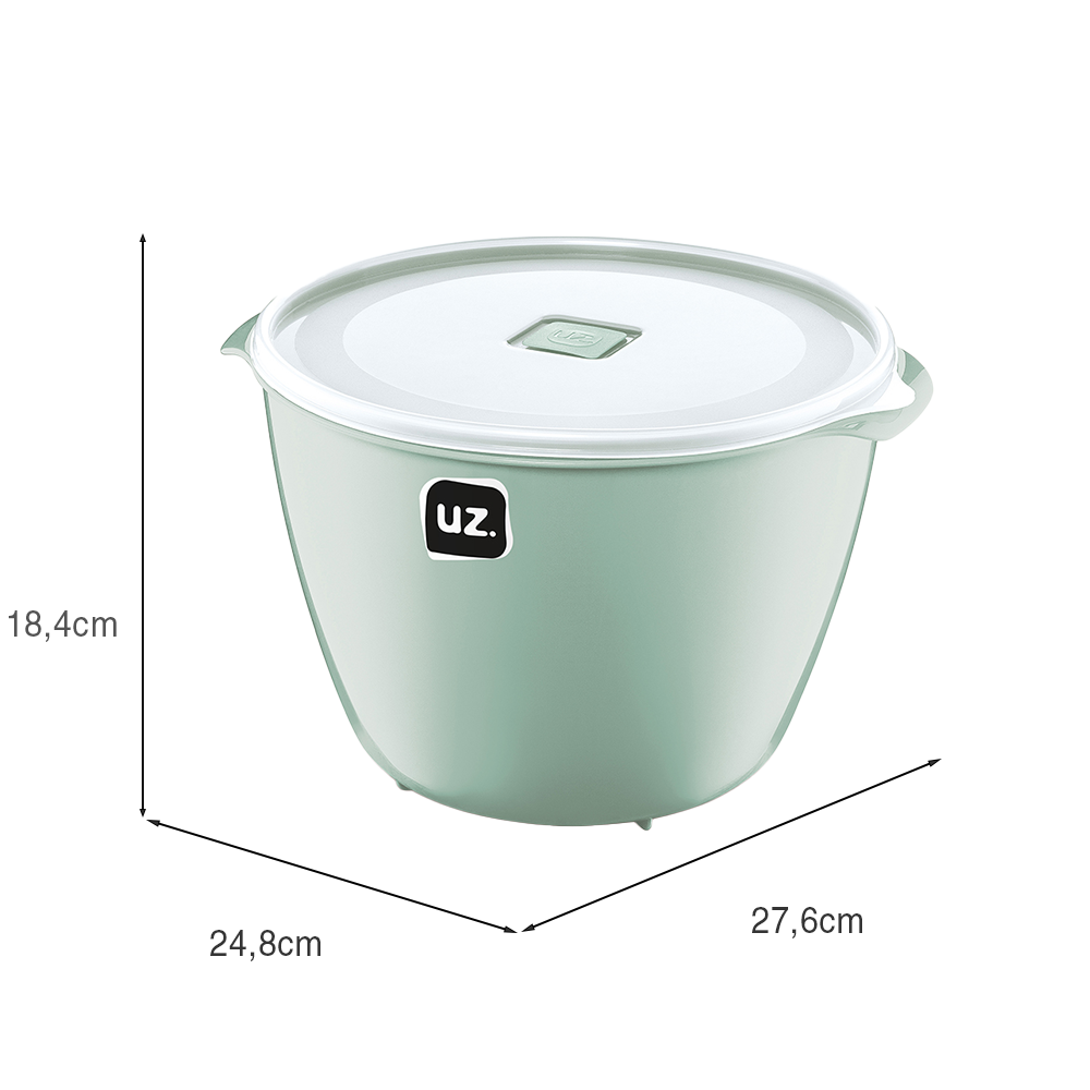 Pote Multiuso Premium 5,5 Litros Verde Menta UZ