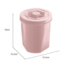 Porta Mantimentos Color 2 Litros Rosa UZ - medidas