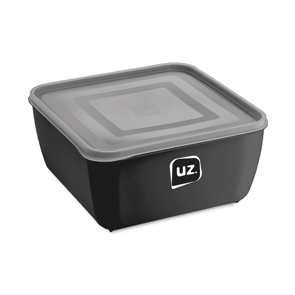 Pote Multiuso Premium Quadrado 5 Litros Preto UZ