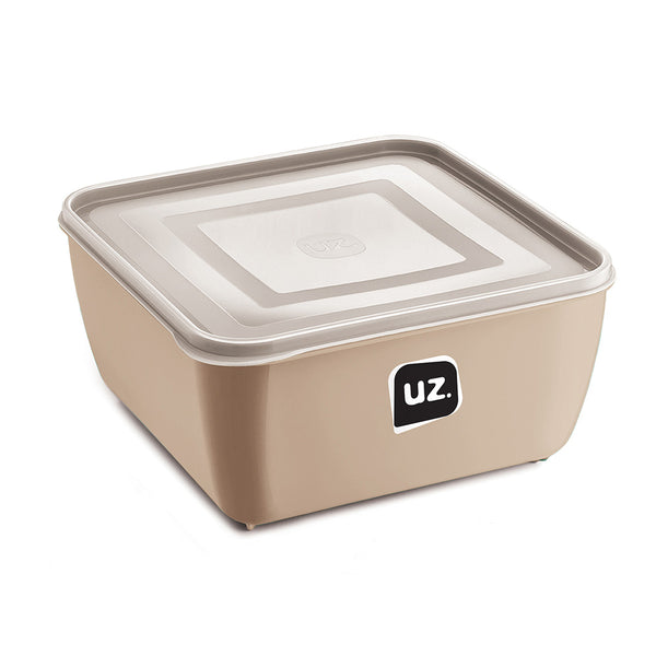 Pote Multiuso Premium Quadrado 2,5l Capuccino UZ