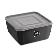 Pote Multiuso Premium Quadrado 2,5l Preto UZ