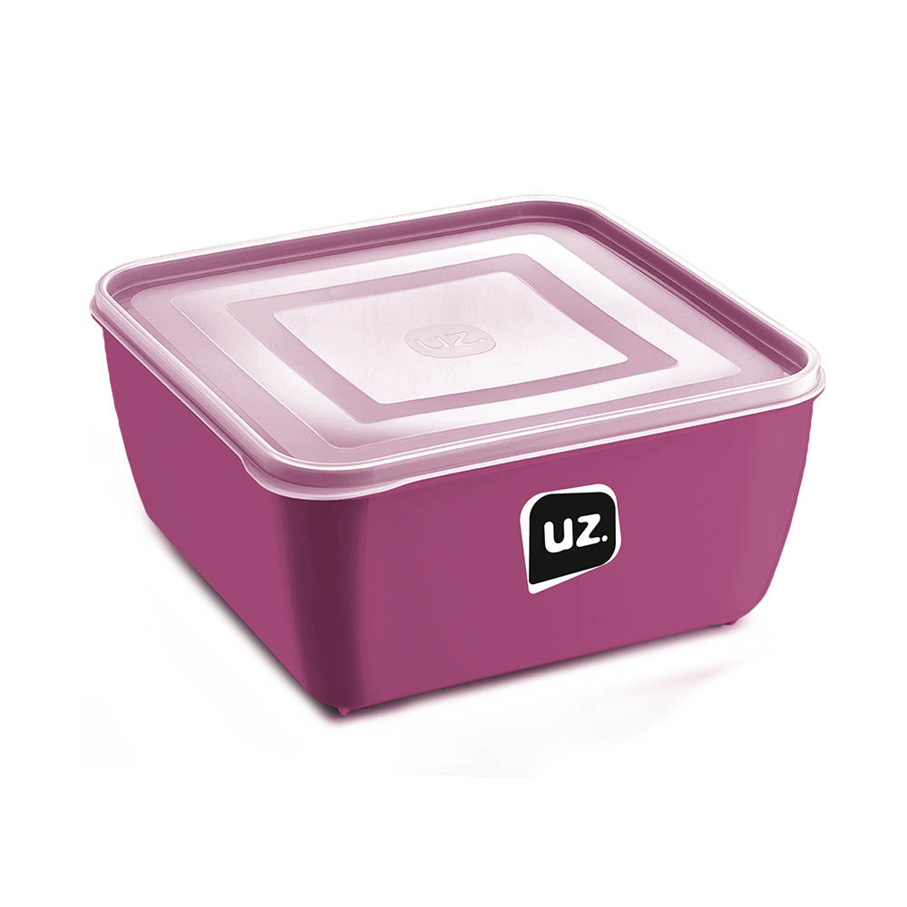 Pote Multiuso Premium Quadrado 1,5 Litros Magenta UZ