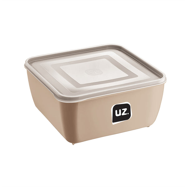 Pote Multiuso Premium Quadrado 500ml Capuccino UZ