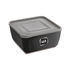Pote Multiuso Premium Quadrado 500ml Preto UZ